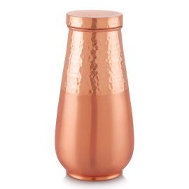 Copper Jointless Water Bottle 印度風/錘點銅壺