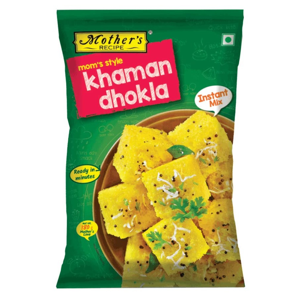 Khaman Dhokla Mix Mother's 印度鷹嘴豆蛋糕即食調理粉 180 gm