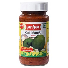 Cut Mango Pickle Priya's 印度芒果醃漬物無大蒜 300 gm
