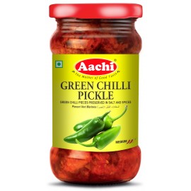 Green Chilli Pickle Aachi's 印度綠辣椒醃漬物 300 gm