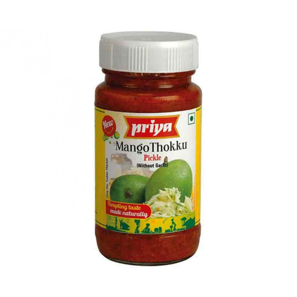 Thokku Mango Pickle Priya 印度芒果絲醃漬物無大蒜 300 gm
