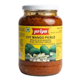 Cut Mango Pickle Without Garlic Priya 印度芒果醃漬物 (塊狀) 1 kg