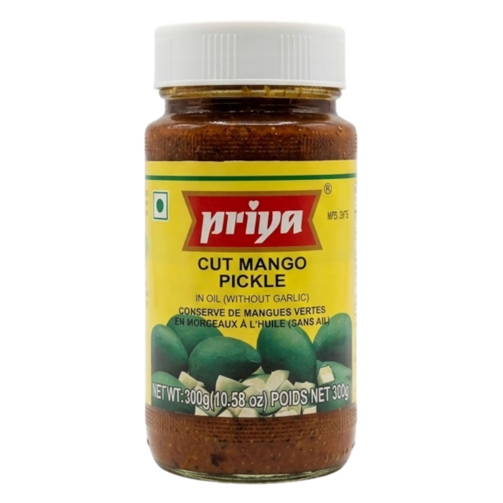 Cut Mango Pickle Without Garlic Priya 印度芒果醃漬物 (塊狀) 300 gm