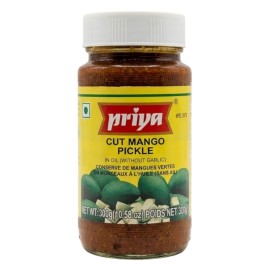 Cut Mango Pickle Without Garlic Priya 印度芒果醃漬物 (塊狀) 300 gm