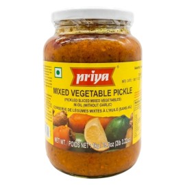 Mixed Veg Pickle Without Garlic Priya 印度綜合蔬果醃漬物 1 kg