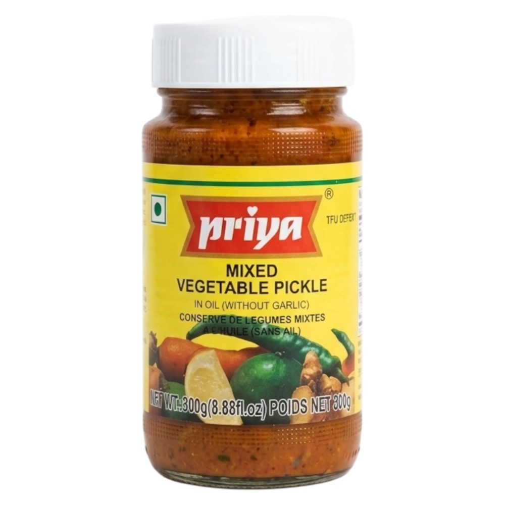 Mixed Veg Pickle Without Garlic Priya 印度綜合蔬果醃漬物 300 gm