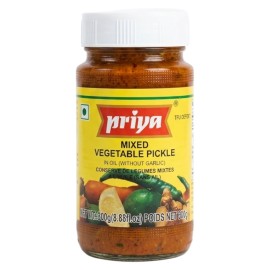 Mixed Veg Pickle Without Garlic Priya 印度綜合蔬果醃漬物 300 gm