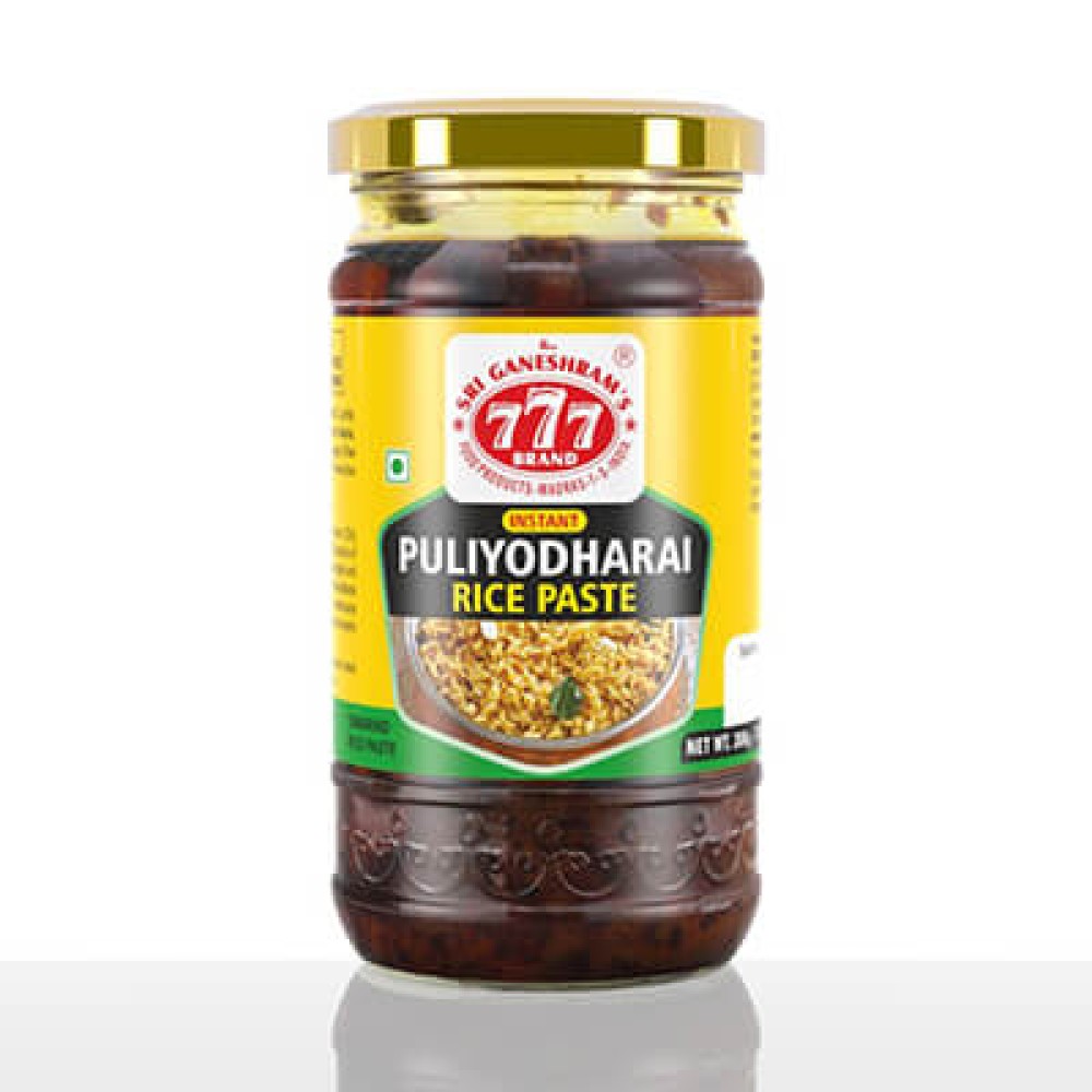 Puliyodharai Rice Paste Mix 777's  印度Puliyodharai即食拌飯醬 300 gm