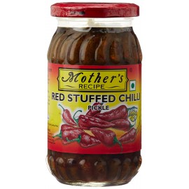 Red Stuffed Chilli Pickle Mother's 印度紅辣椒腌漬物 500 gm