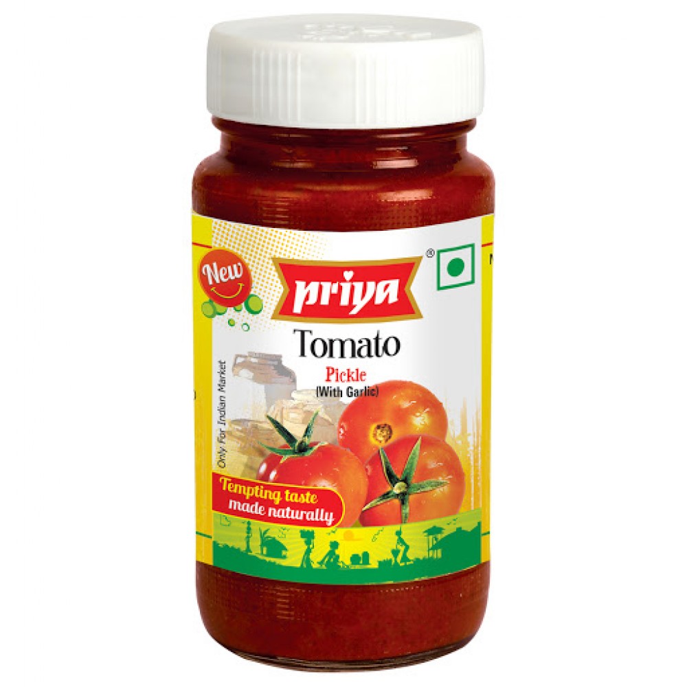 Tomato Pickle Priya's 印度蕃茄醃漬物無大蒜 300 gm