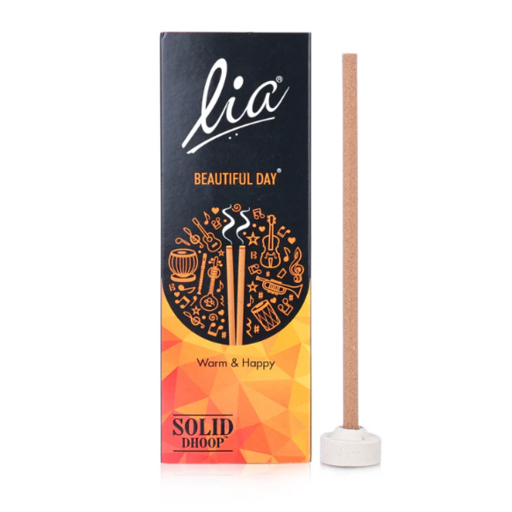 Lia Beautiful Day Solid Dhoop 印度線香(溫暖快樂) 24Sticks