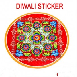 Diwali Sticker (Rangoli) 9Inch 印度神像貼紙 1pcs/Pack