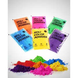 Holi Powder Assorted 5 Colour 印度胡裡節彩色粉 5 包彩色