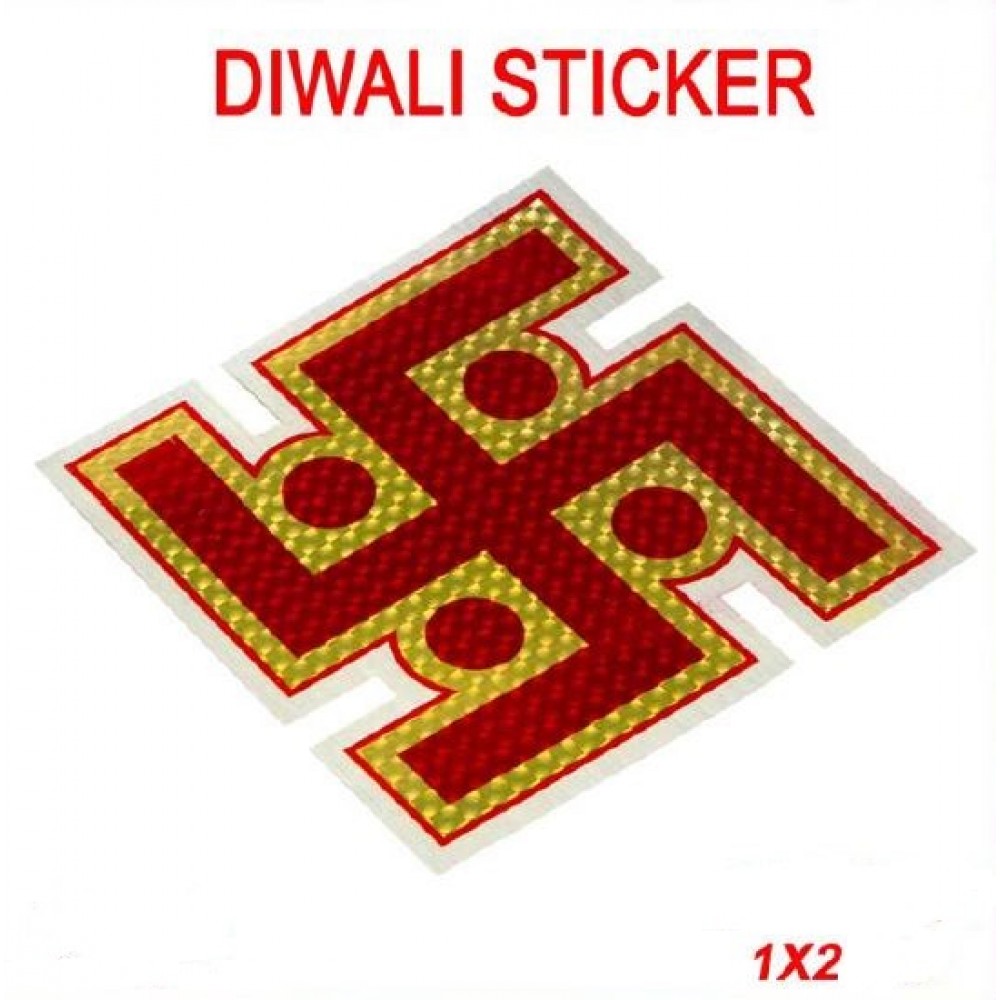 Diwali Sticker (Swastik) 印度神像貼紙 2pcs/Pack