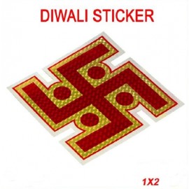 Diwali Sticker (Swastik) 印度神像貼紙 2pcs/Pack