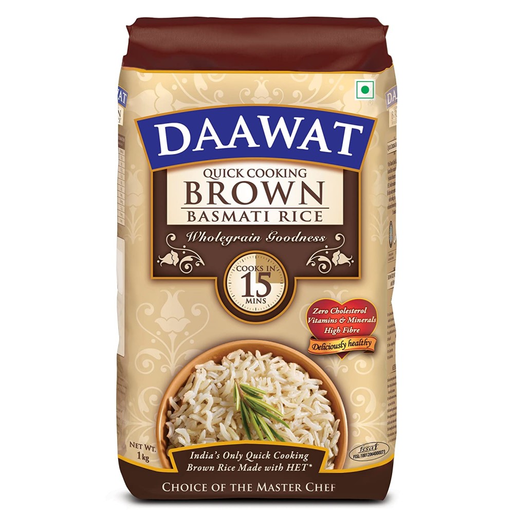 Brown Basmati Rice Daawat's 印度巴斯馬蒂糙米 1 kg