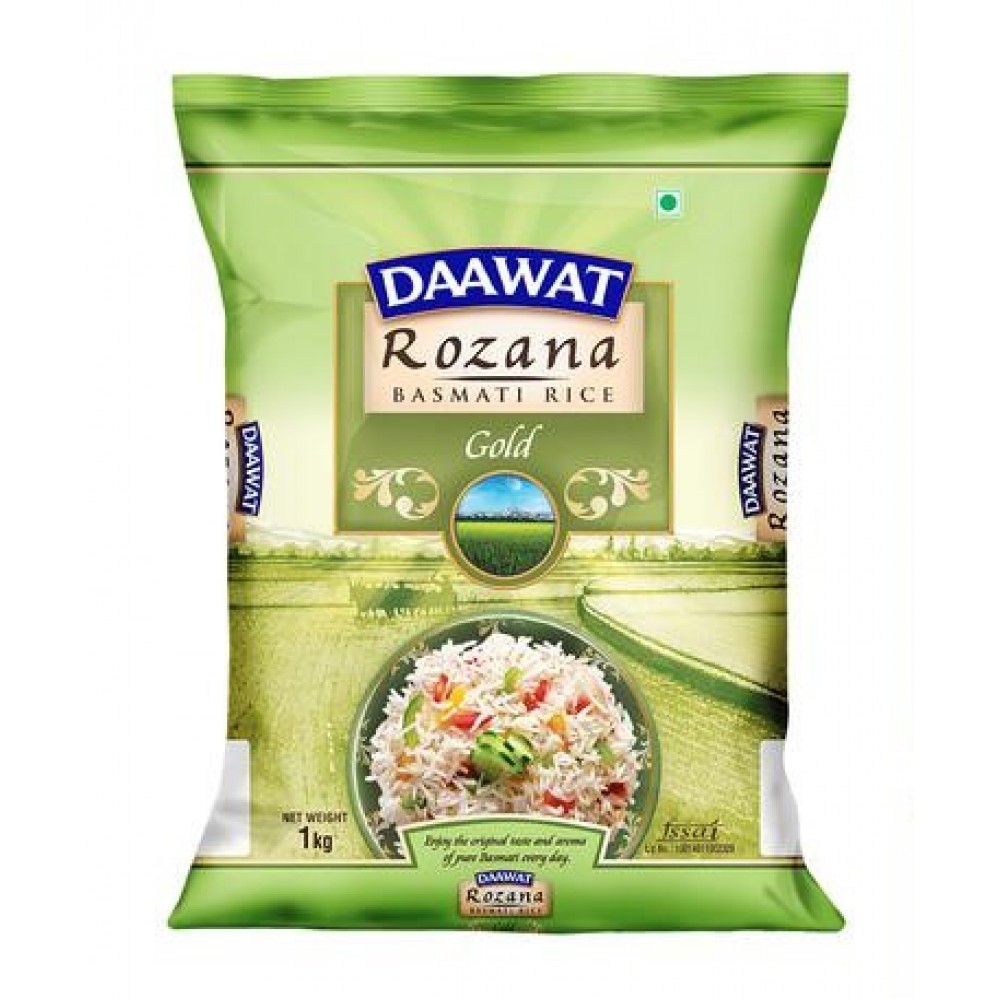 Rozana Gold Basmati Rice Daawat's 印度ROZANA金香米 1 kg
