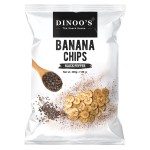 Banana Chips Black Pepper DINOOS 印度香蕉脆片休閒點心 (黑胡椒口味) 70 gm