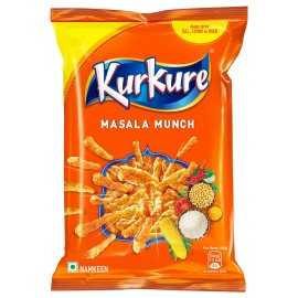 Kurkure Masala Munch 印度香料玉米脆條 休閒點心 (Masala 風味) 75 gm