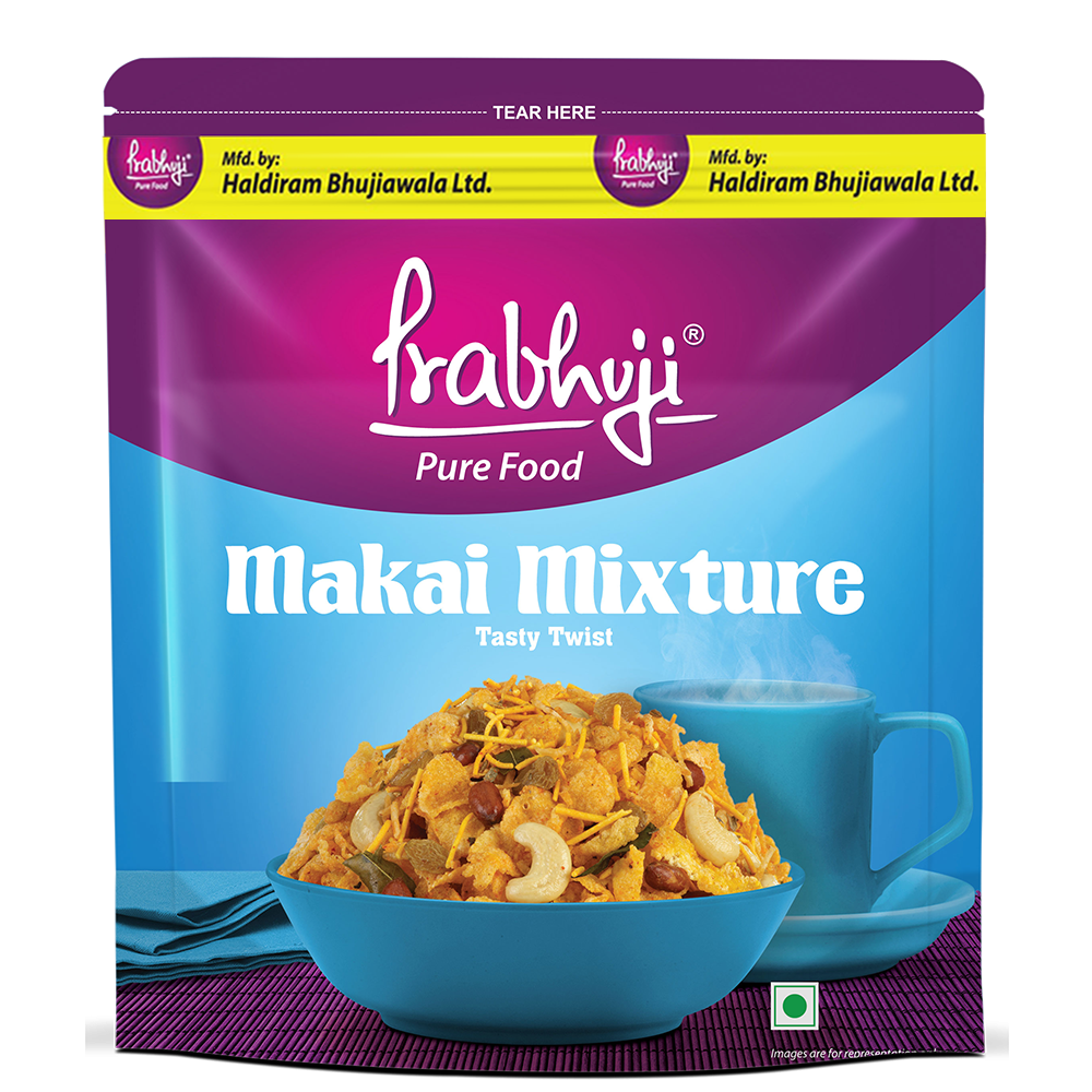Makai Mixture Prabhuji's 印度綜合玉米片休閒點心 200 gm