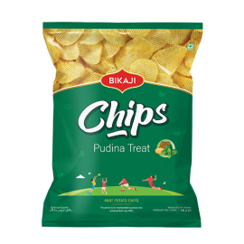 Pudina Treat Potato Chips  Bikaji's 印度洋芋片 (薄荷香料口味 )  40 gm