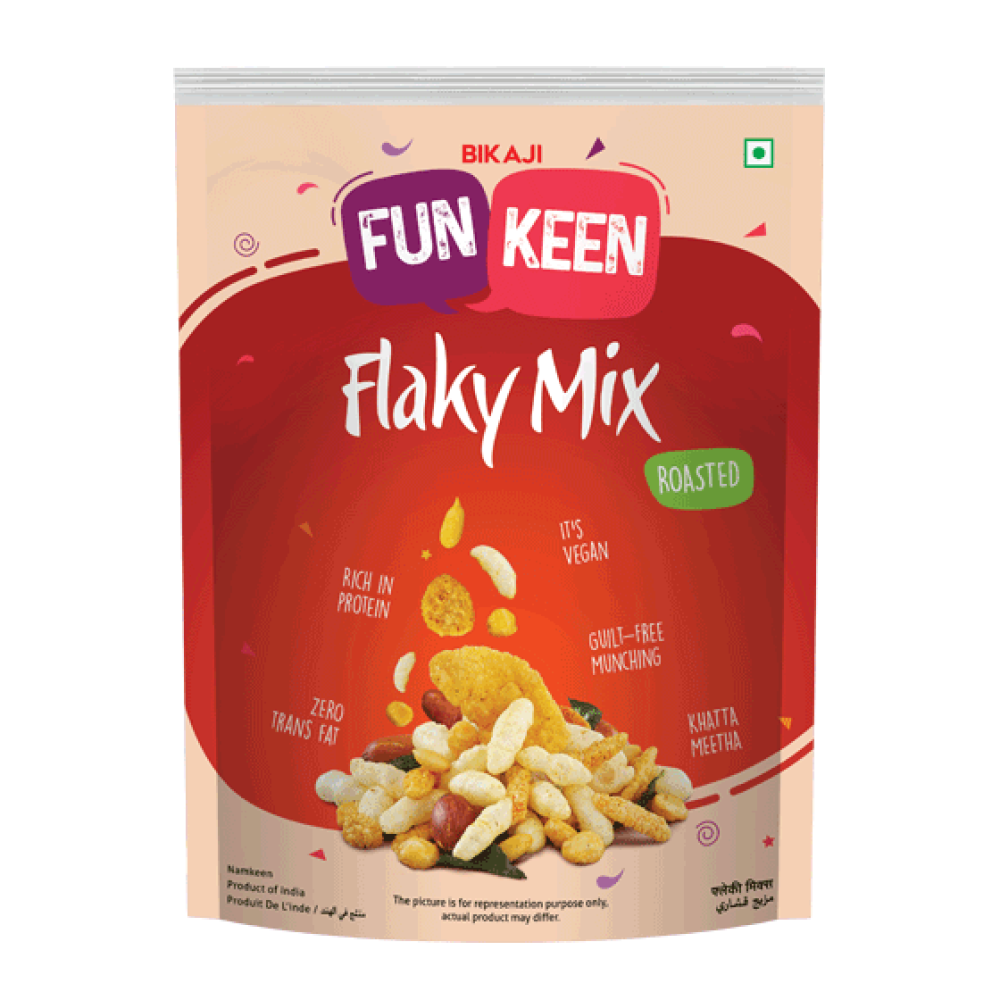 Funkeen Flaky Mix Bikaji's 印度酥脆綜合豆子休閒點心 150 gm