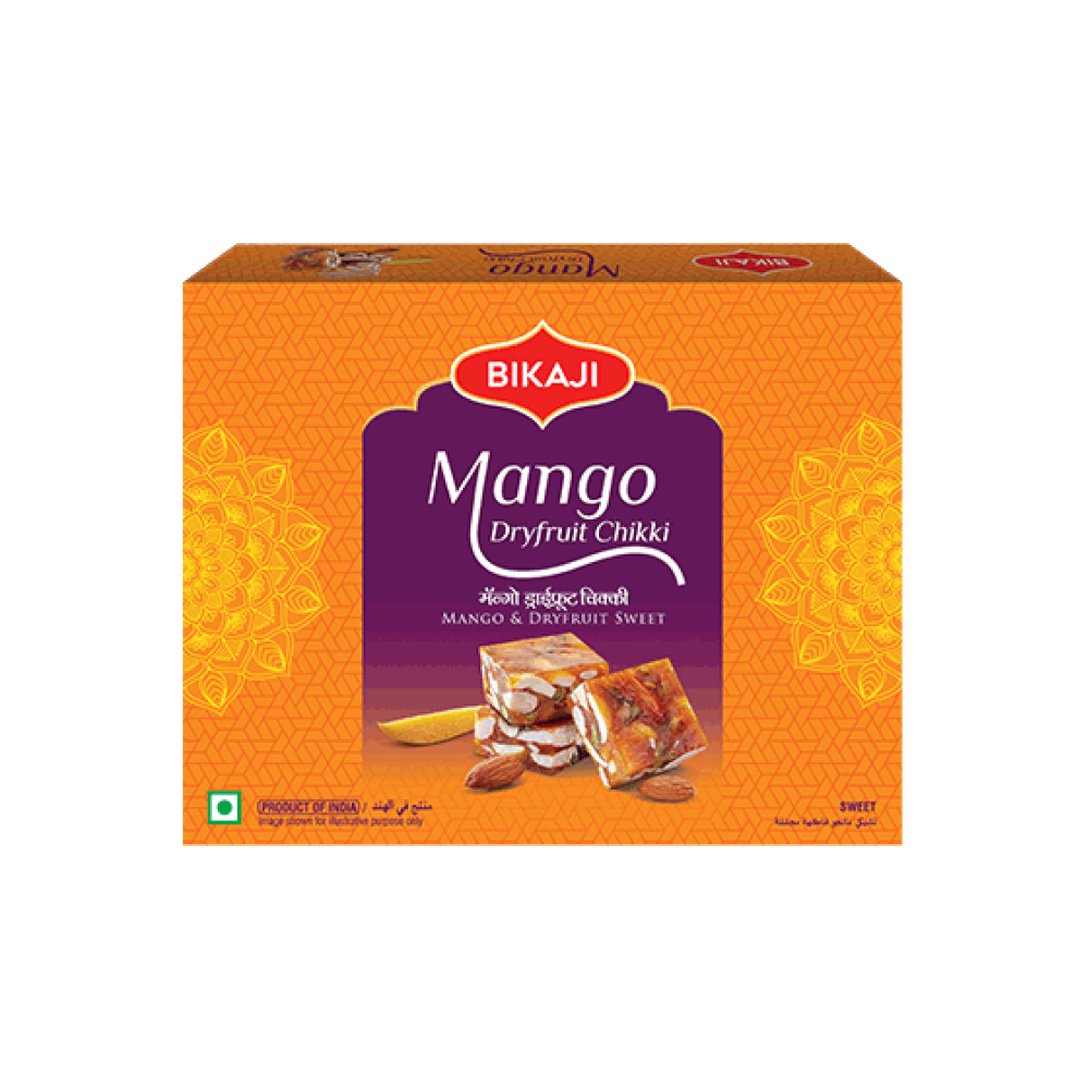 Mango DryFruit Chikki Bikaji's 印度芒果/堅果糕  250 gm           